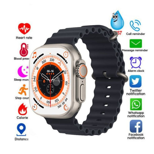 Smartwatch Ultra pro Negro + 1 correa gratis